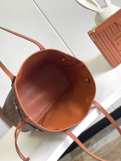 Replica Louis Vuitton Neverfull Inside Out MM REVERSIBLE M11946 1:1 quality Tan #3560 - Image 3