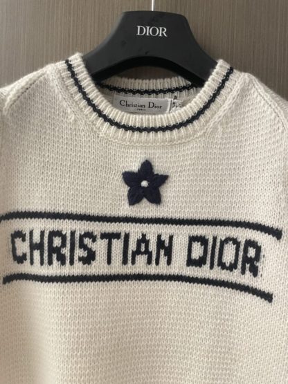 Replica Dior 'CHRISTIAN DIOR' Short-Sleeved Sweater #3414 - Image 7