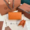 Loro Piana Replica Extra Poket L19 Ostrich leather Orange #3471 - Image 8