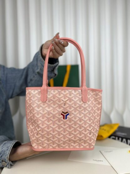 Replica Goyard Anjou Mini Bag Pink Tote #3382 - Image 15