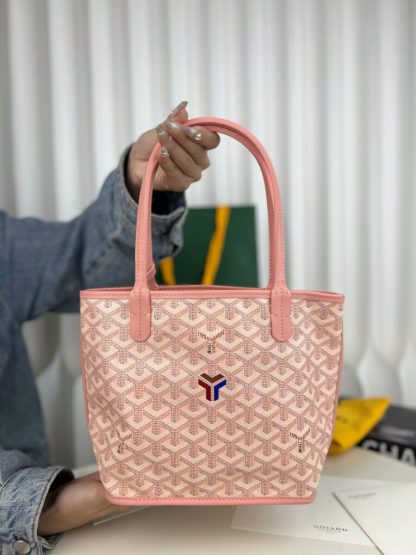 Replica Goyard Anjou Mini Bag Pink Tote #3382 - Image 8