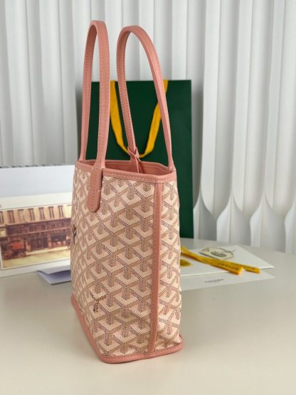 Replica Goyard Anjou Mini Bag Pink Tote #3382 - Image 10