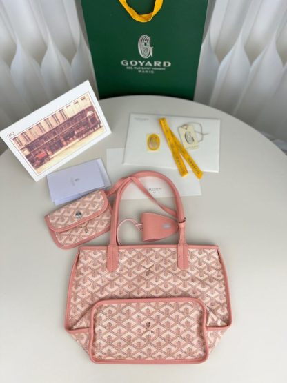 Replica Goyard Anjou Mini Bag Pink Tote #3382 - Image 3