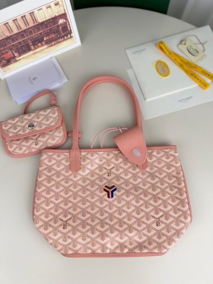 Replica Goyard Anjou Mini Bag Pink Tote #3382 - Image 4