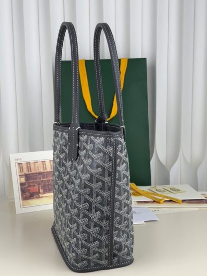 Replica Goyard Anjou Mini Bag Grey Tote #3377 - Image 12