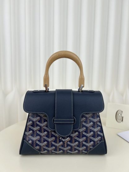 Replica Goyard Saïgon Souple Mini Bag Navy Blue #3427