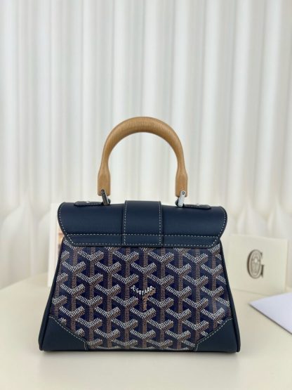 Replica Goyard Saïgon Souple Mini Bag Navy Blue #3427 - Image 15