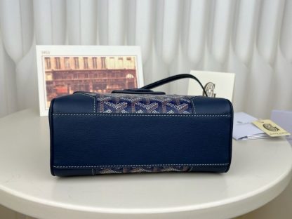 Replica Goyard Saïgon Souple Mini Bag Navy Blue #3427 - Image 18