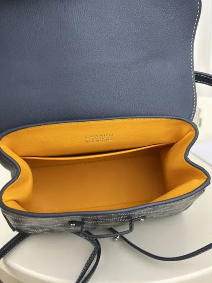 Replica Goyard Saïgon Souple Mini Bag Navy Blue #3427 - Image 6