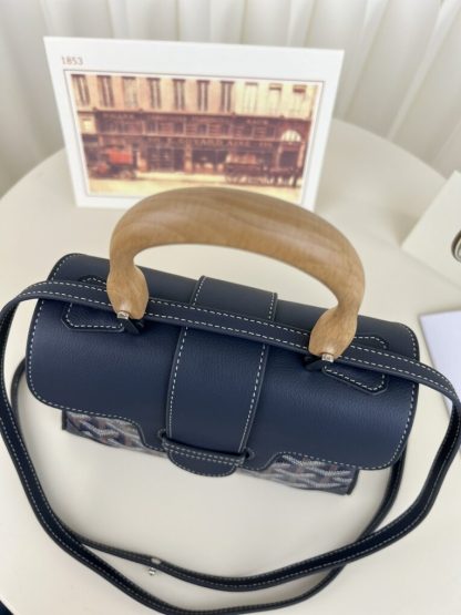 Replica Goyard Saïgon Souple Mini Bag Navy Blue #3427 - Image 8