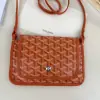 Replica Goyard Plumet Pocket Wallet Strap Bag Orange #3408 - Image 13