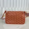 Replica Goyard Plumet Pocket Wallet Strap Bag Orange #3408 - Image 15
