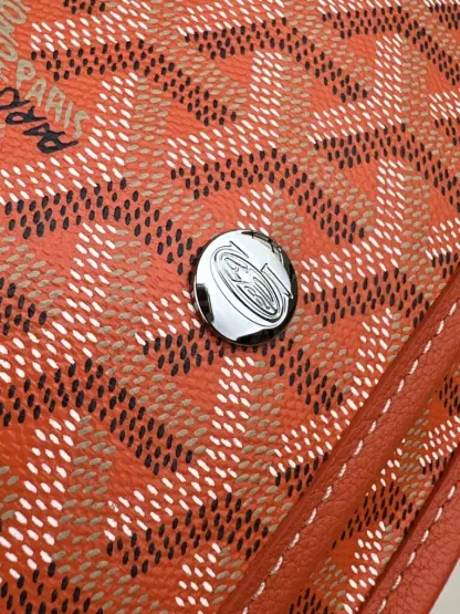Replica Goyard Plumet Pocket Wallet Strap Bags Orange #3389 - Image 2