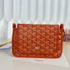 Replica Goyard Plumet Pocket Wallet Strap Bag Orange #3408 - Image 5