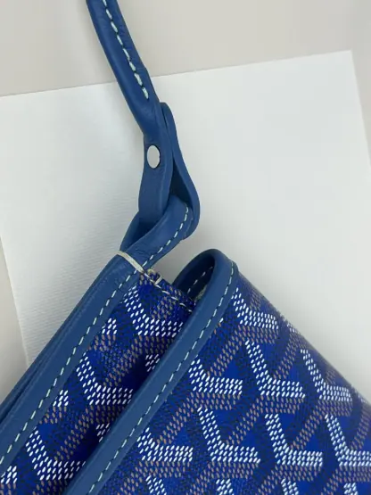 Replica Goyard Plumet Pocket Wallet Strap Bag Blue #3410 - Image 4