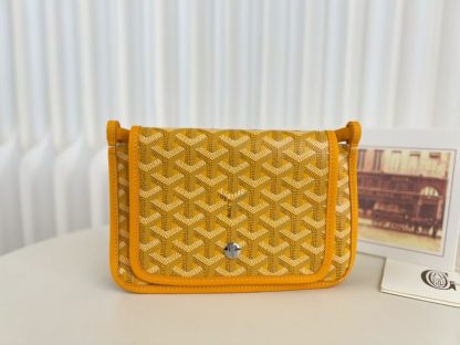 Replica Goyard Plumet Pocket Wallet Strap Bags Yellow #3390 - Image 12