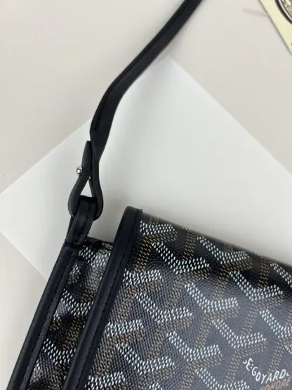 Replica Goyard Plumet Pocket Wallet Black Strap Bags #3383 - Image 8