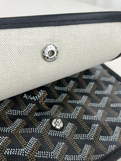 Replica Goyard Plumet Pocket Wallet Black Strap Bags #3383 - Image 9