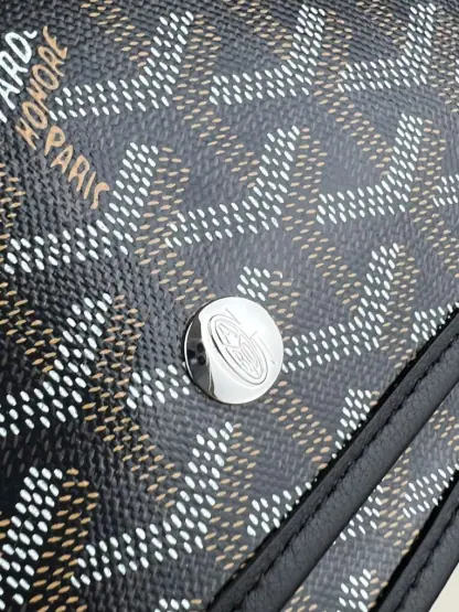 Replica Goyard Plumet Pocket Wallet Black Strap Bags #3383 - Image 5