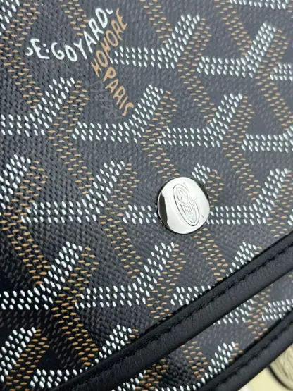 Replica Goyard Plumet Pocket Wallet Black Strap Bags #3383 - Image 6