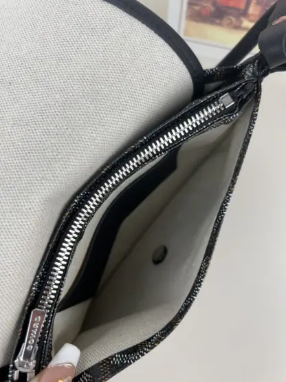 Replica Goyard Plumet Pocket Wallet Black Strap Bags #3383 - Image 7