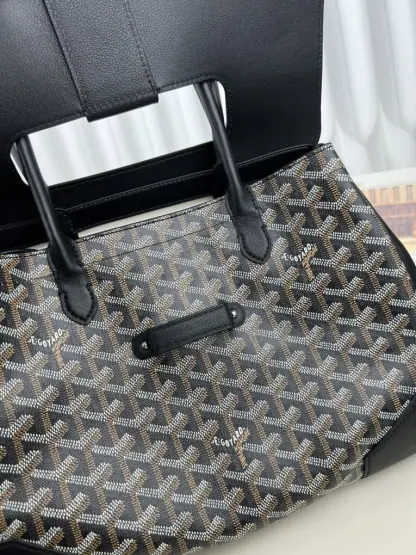 Replica Goyard Saïgon tote bag Black #3423 - Image 5