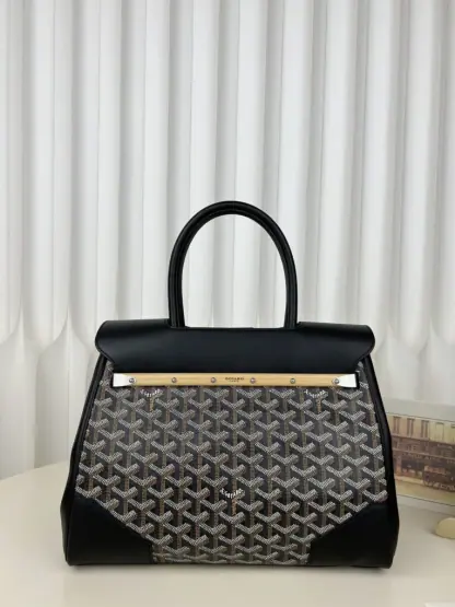 Replica Goyard Saïgon tote bag Black #3423 - Image 11