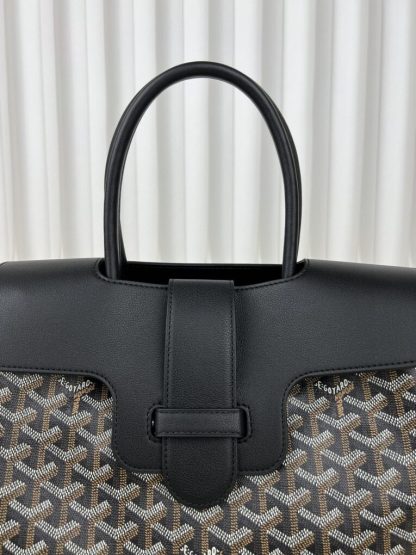 Replica Goyard Saïgon tote bag Black #3423 - Image 12