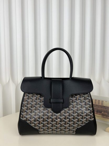 Replica Goyard Saïgon tote bag Black #3423 - Image 18