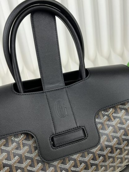 Replica Goyard Saïgon tote bag Black #3423 - Image 6