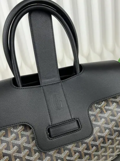 Replica Goyard Saïgon tote bag Black #3423 - Image 6