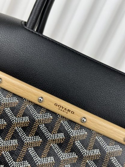 Replica Goyard Saïgon tote bag Black #3423 - Image 7