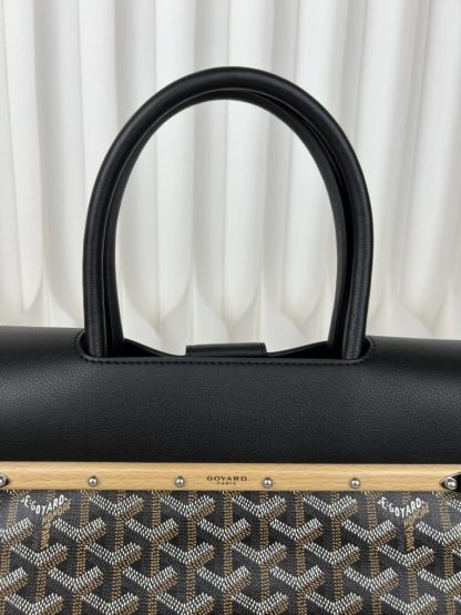 Replica Goyard Saïgon tote bag Black #3423 - Image 8