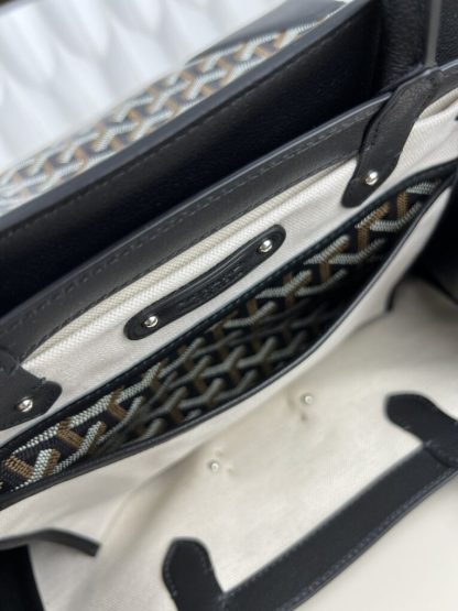 Replica Goyard Saïgon tote bag Black #3423 - Image 3