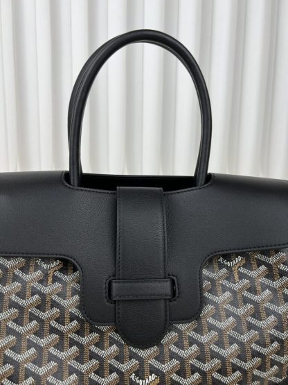 Replica Goyard Saïgon tote bag Black #3423 - Image 10