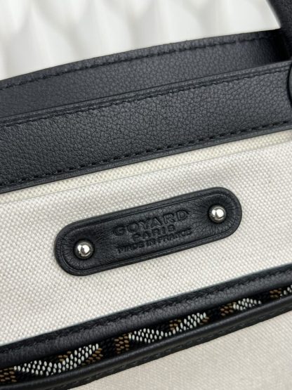 Replica Goyard Saïgon tote bag Black #3423 - Image 4