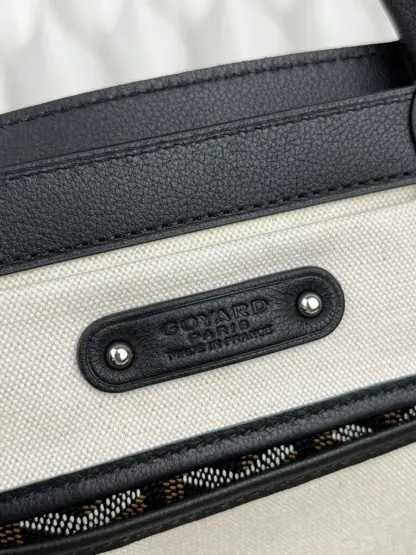 Replica Goyard Saïgon tote bag Black #3423 - Image 4