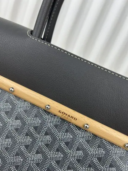 Replica Goyard Saïgon tote bag Grey #3422 - Image 4