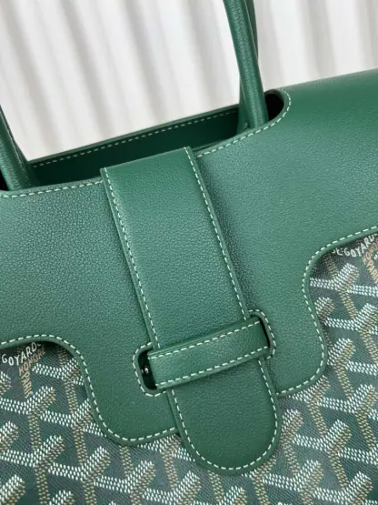 Replica Goyard Saïgon tote bag Green #3424 - Image 3