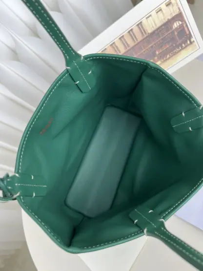 Replica Goyard Anjou Mini Bag Green Tote #3375 - Image 14