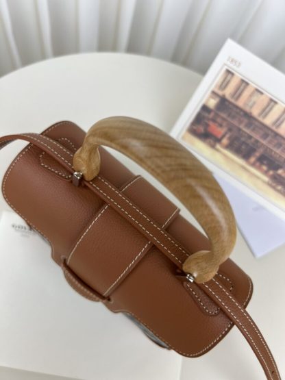 Replica Goyard Saïgon Souple Mini Bag Black & Tan #3426 - Image 13