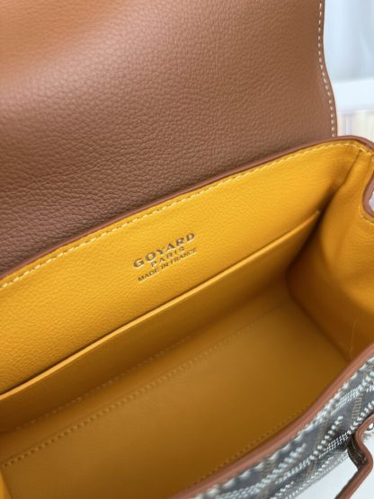 Replica Goyard Saïgon Souple Mini Bag Black & Tan #3426 - Image 16