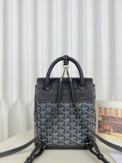 Replica Goyard Alpin Mini Backpack Strap Bag Grey #3413 - Image 15