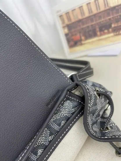 Replica Goyard Alpin Mini Backpack Strap Bag Grey #3413 - Image 11