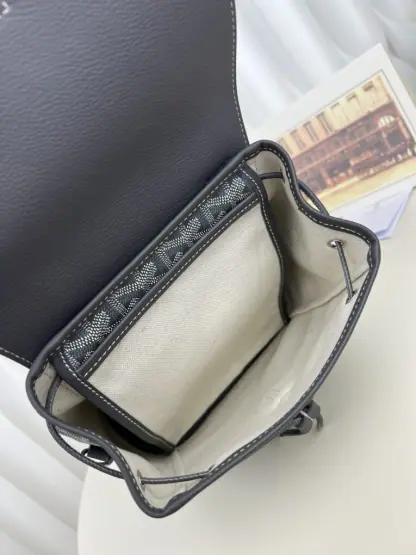 Replica Goyard Alpin Mini Backpack Strap Bag Grey #3413 - Image 17