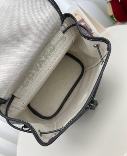 Replica Goyard Alpin Mini Backpack Strap Bag Grey #3413 - Image 18