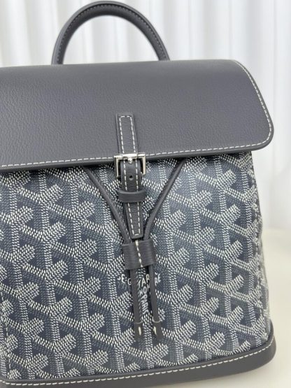 Replica Goyard Alpin Mini Backpack Strap Bag Grey #3413 - Image 7