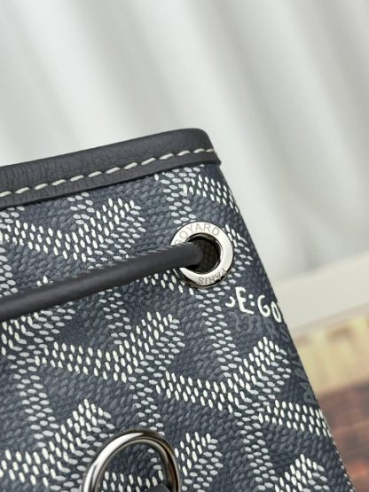 Replica Goyard Alpin Mini Backpack Strap Bag Grey #3413 - Image 9