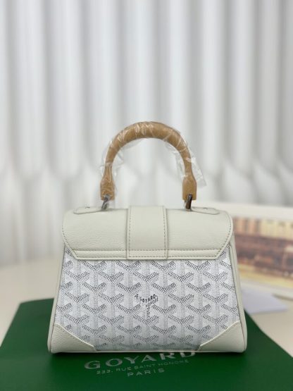 Replica Goyard Saïgon Souple Mini Bag White #3428 - Image 11