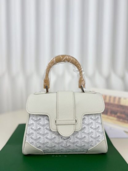 Replica Goyard Saïgon Souple Mini Bag White #3428 - Image 12